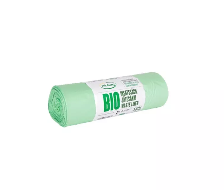 Compostable garbage bags BioBag 140/190L (10 pcs. per roll) 17mkr. 87x138cm green