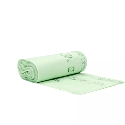 Atkritumu maisi kompostējami BioBag 10L (25 gab. rullī) 15mkr. 42x45cm zaļi 