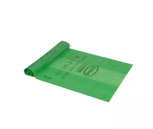 Compostable garbage bags BioBag 35L Superline (40 pcs. per roll) 17mkr. 58x71cm green