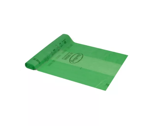 Компостируемые мусорные мешки BioBag 50 л Superline (32 шт. в рулоне) 17 м² 57 x 94 см, зеленые