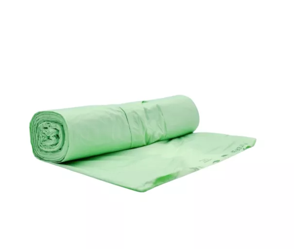 Kompostuojami šiukšlių maišai BioBag 125/150L Superline (10 vnt. ritinėlyje) 35mkr. 68x91cm žali