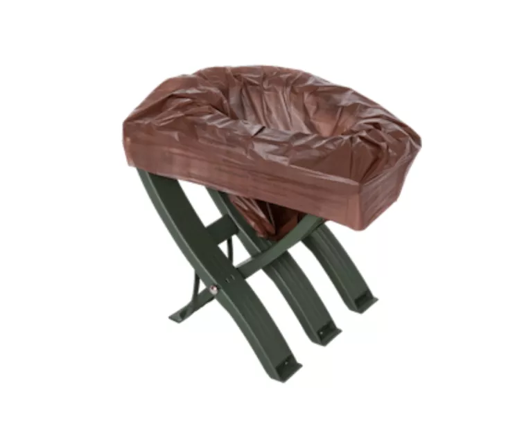 Kompostuojami tualetiniai maišeliai BioBag (8 vnt. ritinėlyje) 22 mkr. 65,5 x 51 cm rudi