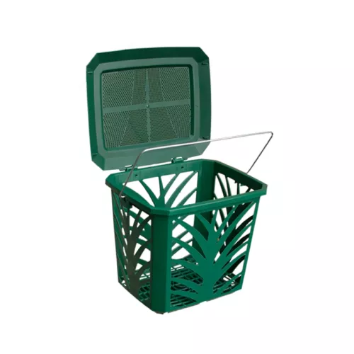 Bioatliekų krepšelis MaxAir 7L 24x19,7x20,5cm žalias