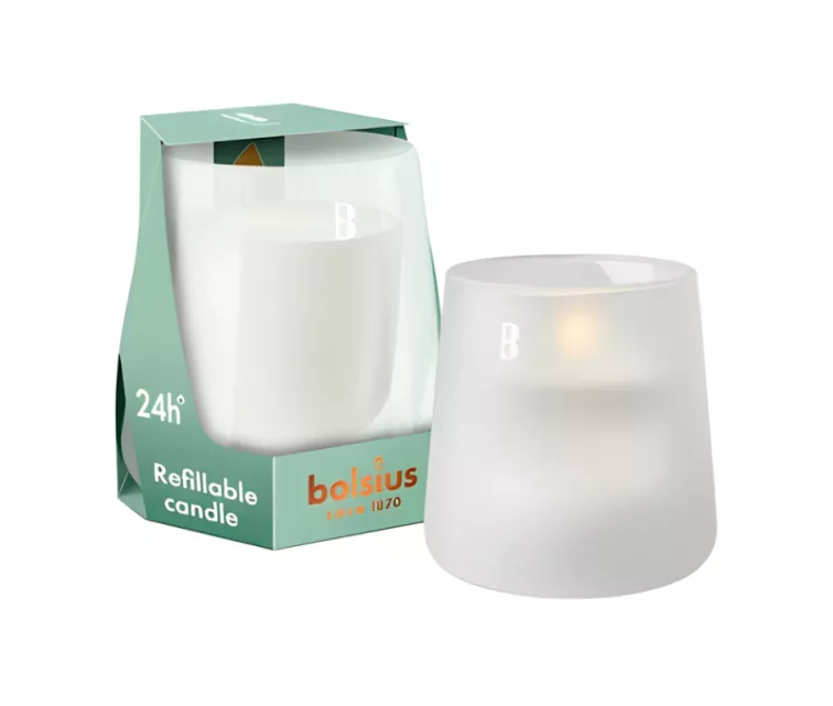 Svece arom. stikla gl. Clean Light Ø95x85mm vanilla&tonka bean