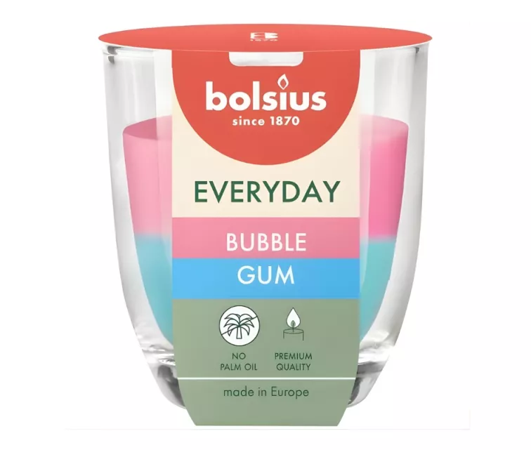 Aromatinė žvakė. Stiklinė. Everyday Ø80x70mm kramtomoji guma