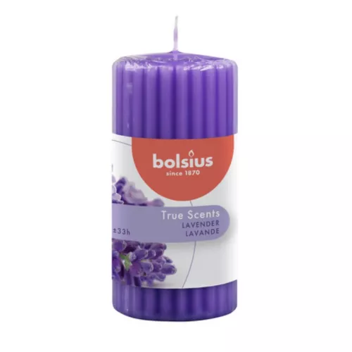 Kvapioji žvakė „True Scents“ Ø120x58mm, levandų spalvos