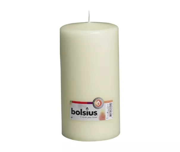 Küünla silinder Ø200x98mm beež