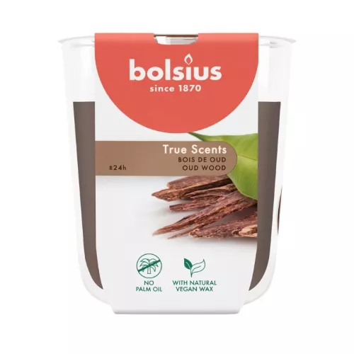 Ароматизированная свеча в стеклянном стакане True Scents Ø80x73 мм, цвет уд.