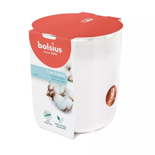 Aroomiküünal. Klaas. True Scents Ø97x85mm värske puuvill