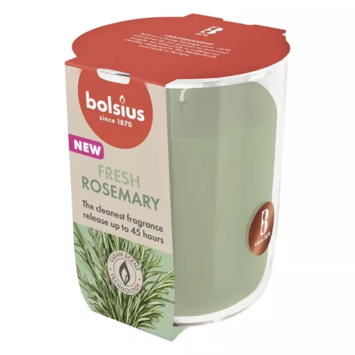 Ароматическая свеча в стеклянном стакане True Scents Ø97x85 мм с розмарином