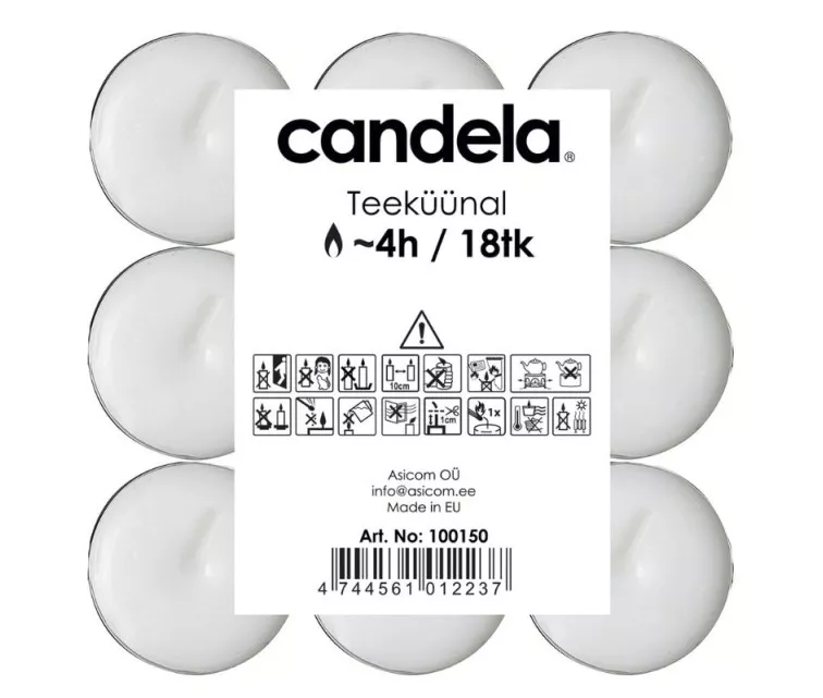 Arbatos žvakės 18 vnt.