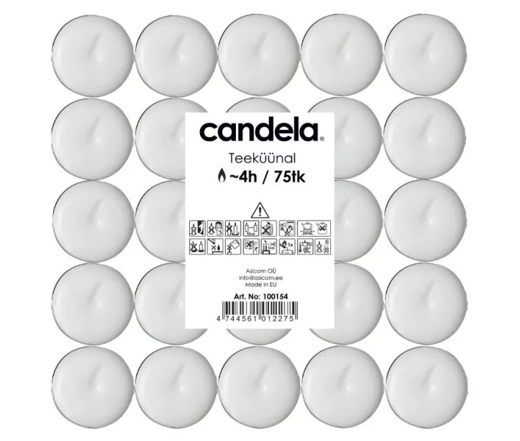 Arbatos žvakės 75 vnt.