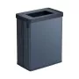 Stačiakampė metalizuota šiukšliadėžė „Verto Recycle“, 54 l, perlinės mėlynos spalvos