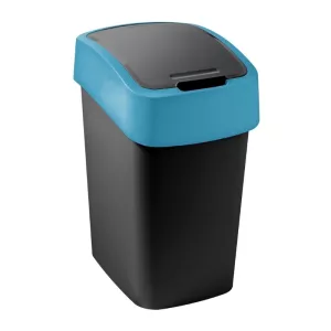Atkritumu spainis Flip Bin 9L melns/zils