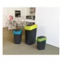 Šiukšliadėžė su atverčiama dėže, 9 l, juoda/žalia