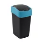 Waste bin Flip Bin 25L black/blue