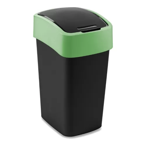 Waste bin Flip Bin 25L black/green
