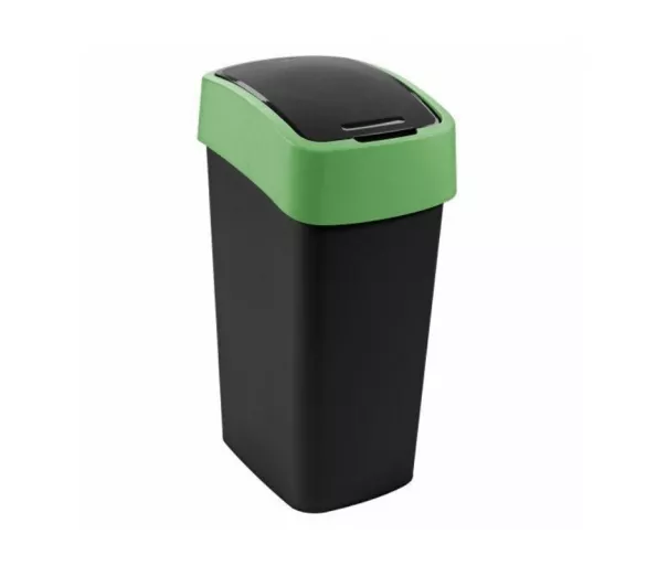Waste bin Flip Bin 45L black/green