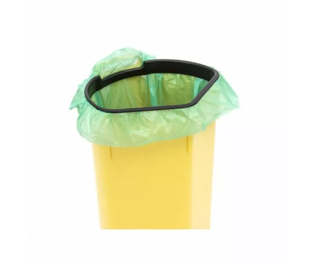 Pedalinis kaušas atliekų rūšiavimui Trio 40L (2x17+6L) juodas/sidabrinis