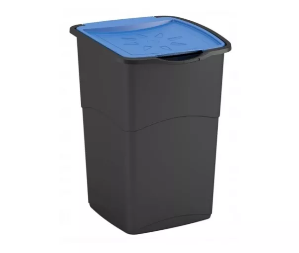 Waste bin Koral BIn 47L black/blue