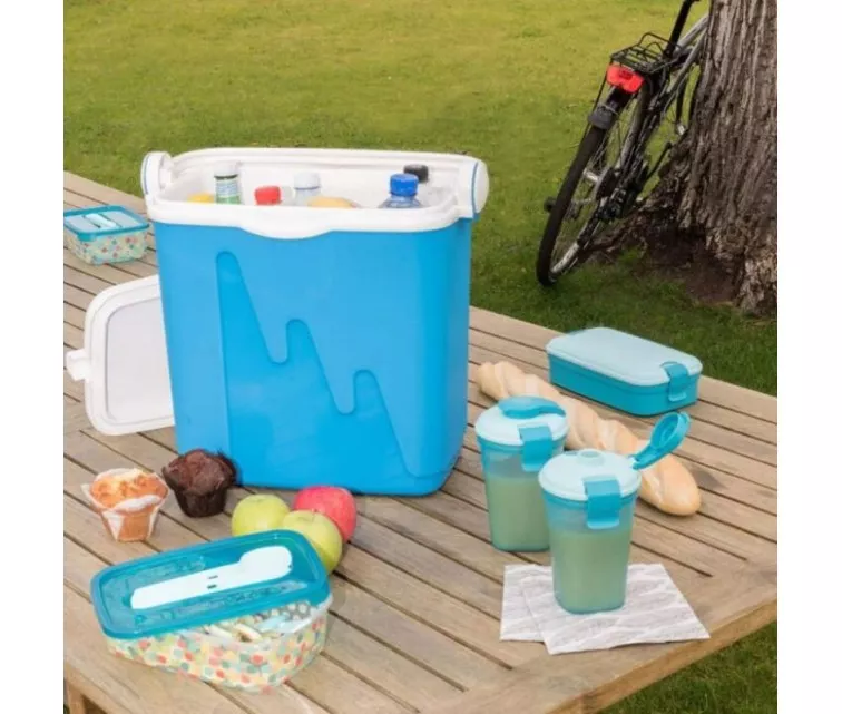 Jahutuskast 20L 42,8x26,5x39,6cm sinine/valge