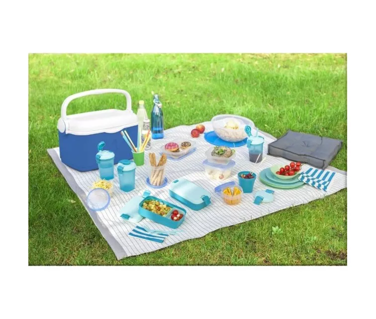 Šaltdėžė 10L 42,8x26,5x23,3cm mėlyna/balta