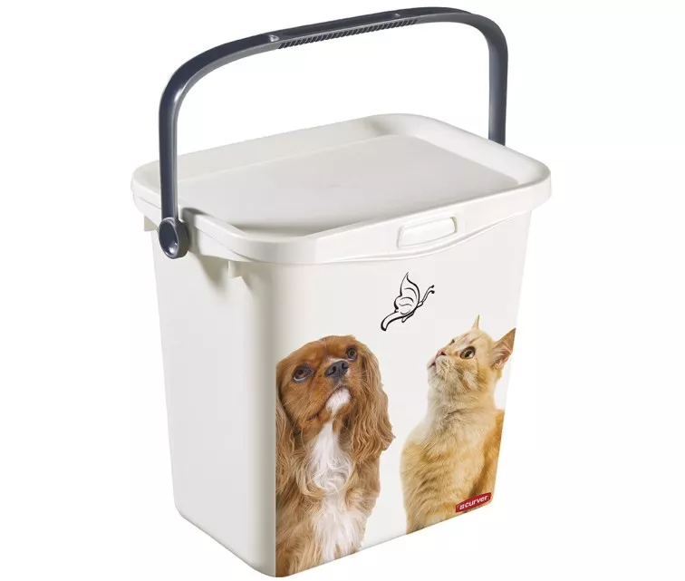 Dėžutė su dangteliu ir rankena Multiboxx 6L 26x20x24cm Cat&Dog