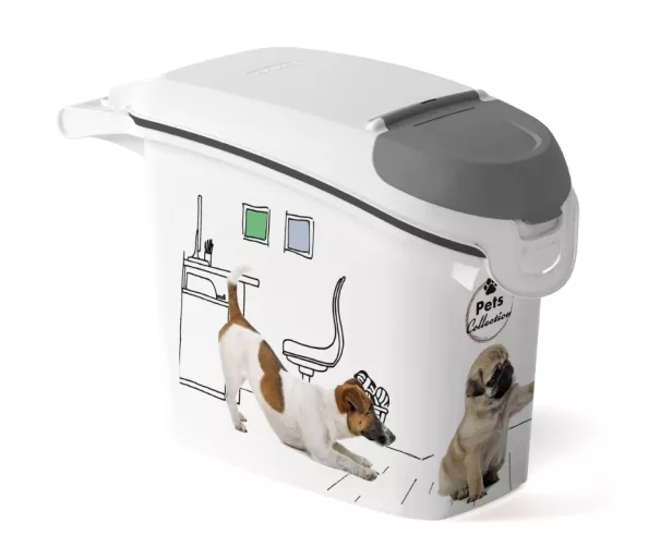 Контейнер для хранения корма Pets Life Dogs 6кг 15л 23x50x36см собака