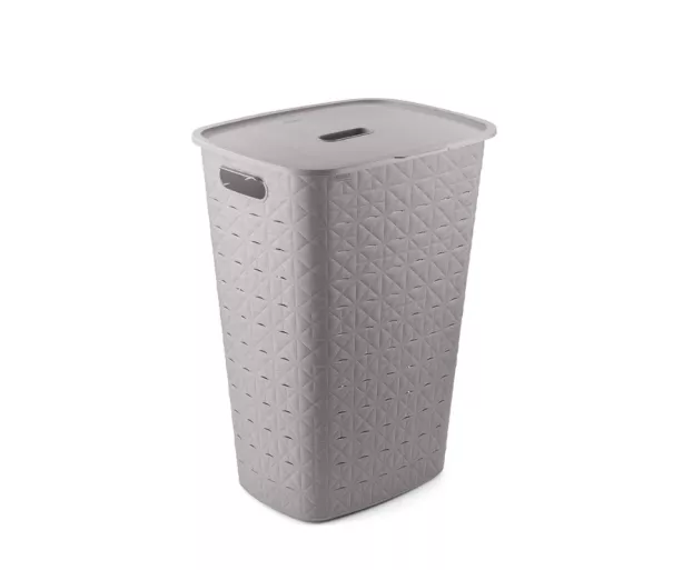 Laundry box Softex 56L 42x31,6x60cm grey-brown