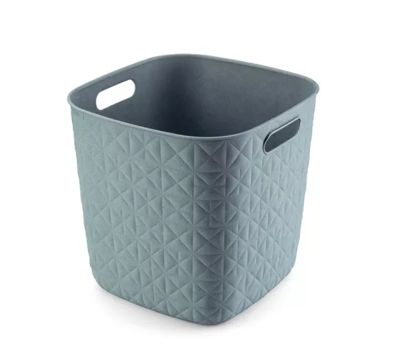 Basket Softex square 15L 27,9x27,9x26,9cm teal
