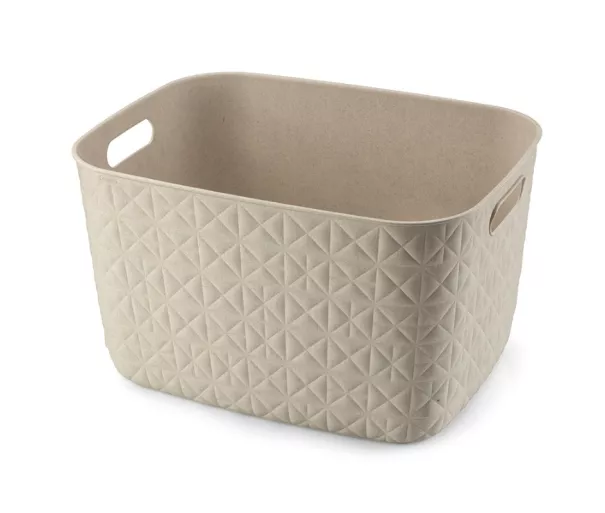 Корзина Softex L 19L 37,9x29,2x22,1см мел белый