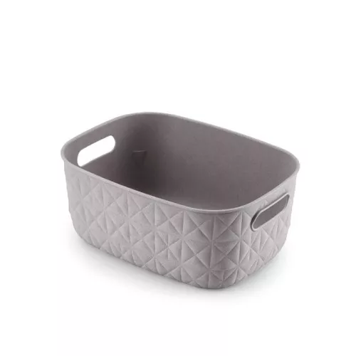 Basket Softex S 4L 26,4x19,4x11,1cm grey-brown