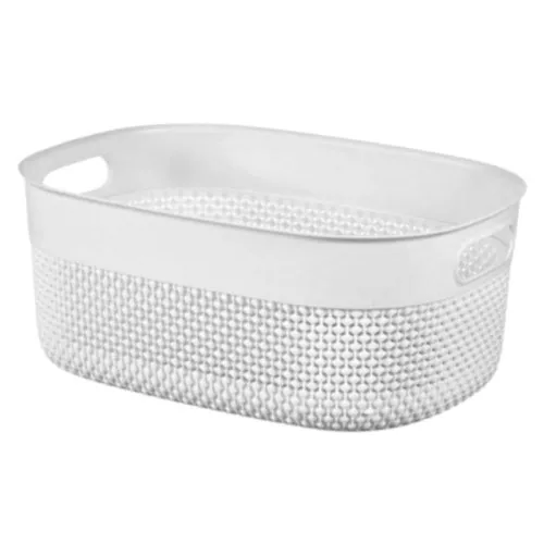 Basket Filo M 12L 38x28.5x15cm white