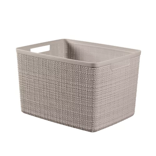 Džuutkorv L 20L 36x28x23cm beež
