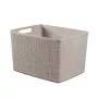 Basket Jute L 20L 36x28x23cm beige