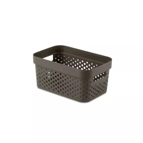 „Box Infinity Recycled“ 4,5 l talpos indas, 27 x 19 x 12 cm, rudas
