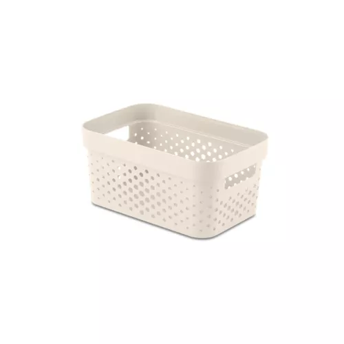 „Box Infinity Recycled“ 4,5 l talpos indas, 27 x 19 x 12 cm, baltas