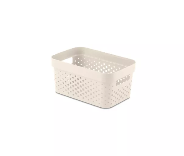 „Box Infinity Recycled“ 4,5 l talpos indas, 27 x 19 x 12 cm, baltas