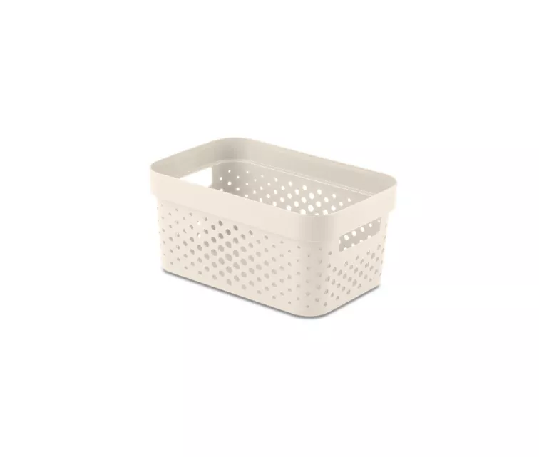 „Box Infinity Recycled“ 4,5 l talpos indas, 27 x 19 x 12 cm, baltas