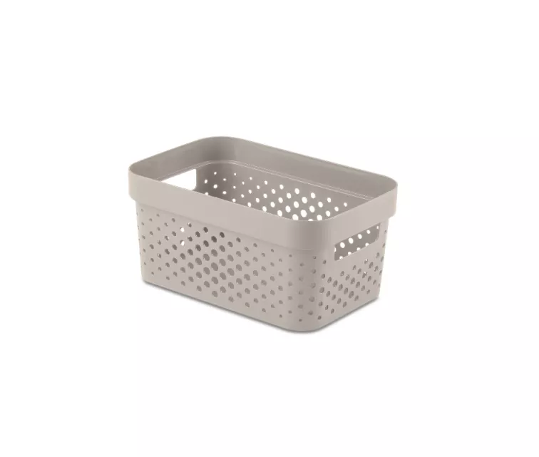 „Box Infinity Recycled“ 4,5 l talpos indas, 27 x 19 x 12 cm, smėlio spalvos