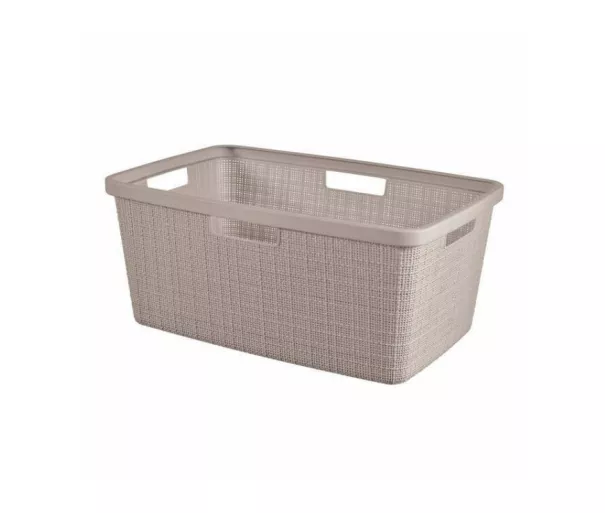Pesukorv džuut 46L 59x39x26cm beež