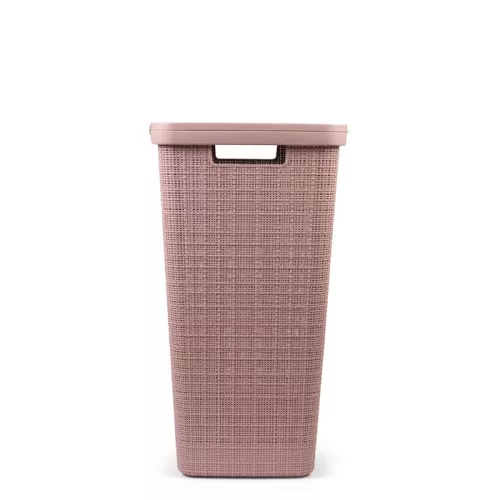 Pesukast džuut 58L 43x34x60cm roosa 