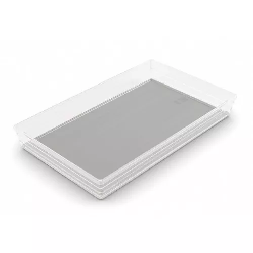 Box Sistemo Organizer 9 39 x 24 x 5 cm transparent/light grey 