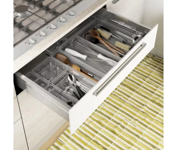 Box Sistemo Organizer 2 15 x 7.5 x 5 cm transparent/light grey