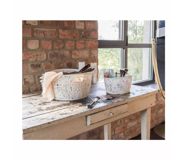 Корзина Victoria M 29x21x16cм кремовая