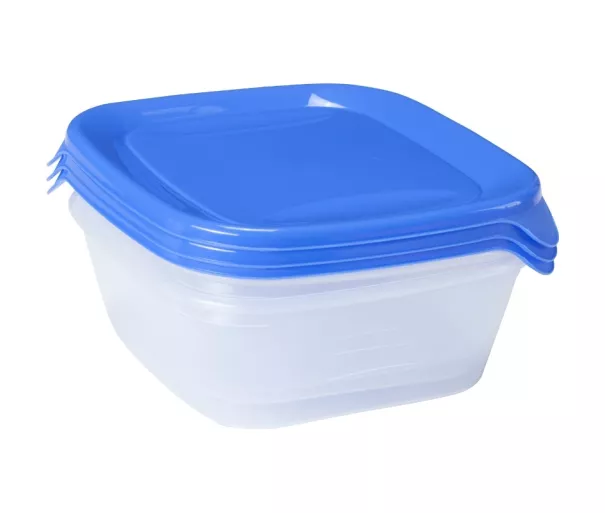 Food bowl set of 3 3x0,8L Fresh&Go blue