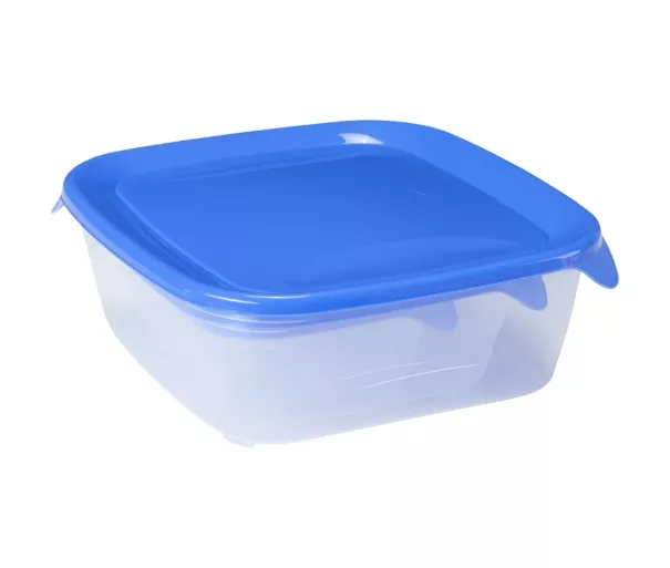Toiduainete mahutite komplekt 3 ristkülikukujulisi 0,25+0,8+1,7L Fresh&Go sinine