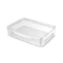 Прямоугольный контейнер для хранения продуктов с разделителем 3,3 л Snap Box прозрачный