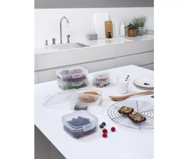 Food storage container rectangular 0.25L Snap Box transparent