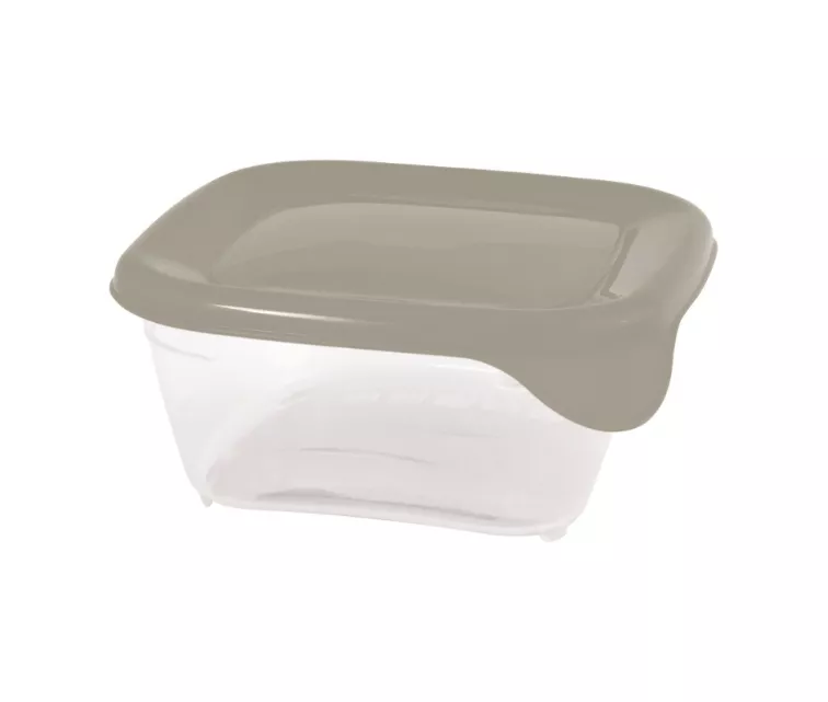 Pārtikas trauciņš kvadrāts 0,25L Fresh&Go bēšs